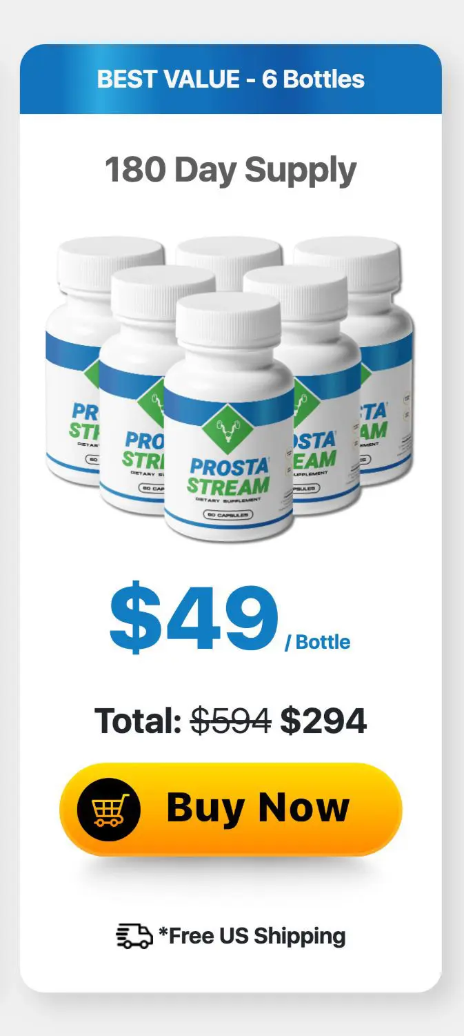 Buy ProstaStream 6 bottles