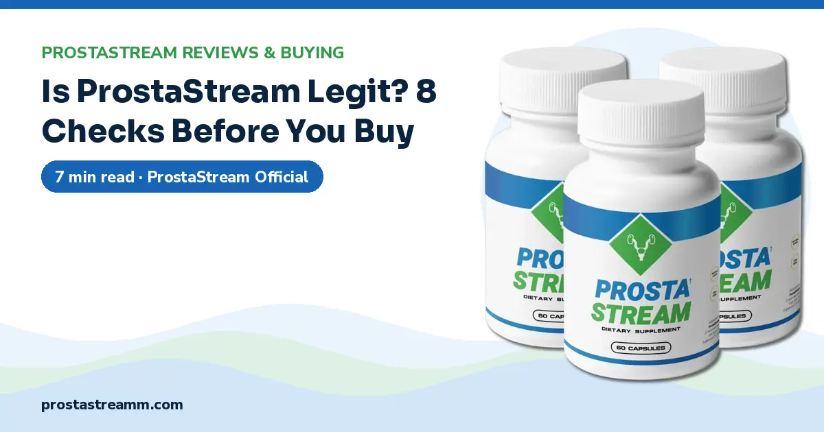 Is ProstaStream Legit? 8 Checks Before You Buy